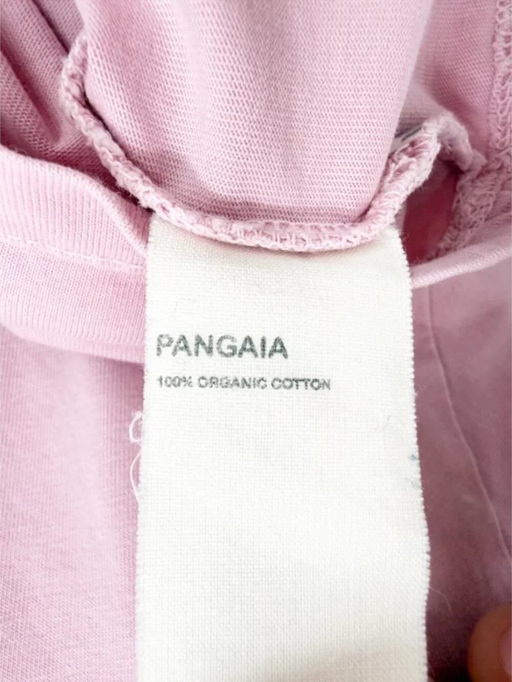 Pangaia Crew Neck Short Sleeve Crop Top Pink S - Picture 8 of 8